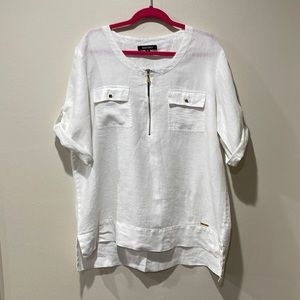 Elaine Tracey Linen top